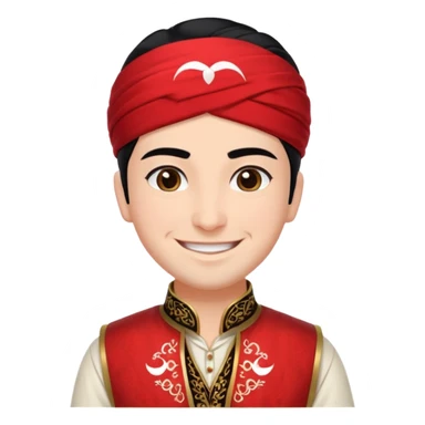 Gülen keloğlan sticker