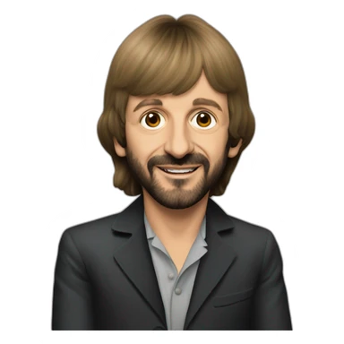 Ringo Starr 1968 sticker