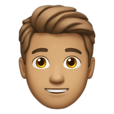 young man - tan skin - light beard - short brown hair - with laptop sticker