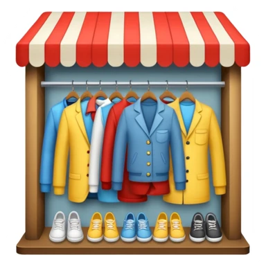 clothing store sticker