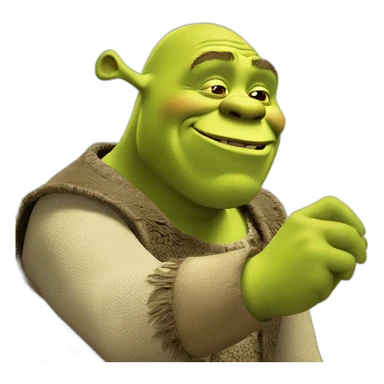 Shrek qui dab sticker
