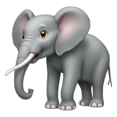 Souris éléphant sticker