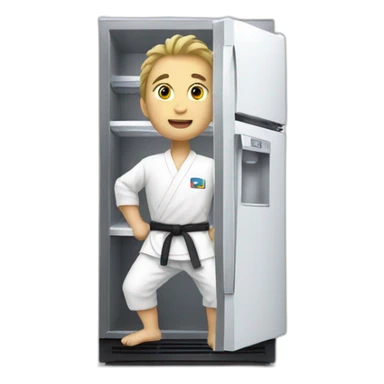 fridge judoka sticker