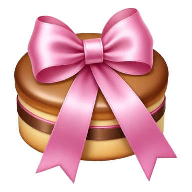 pink patisserie ribbon sticker