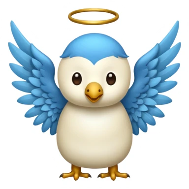 un animal ange de mongolie sticker