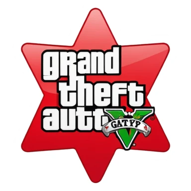 GTA 5 logo sticker