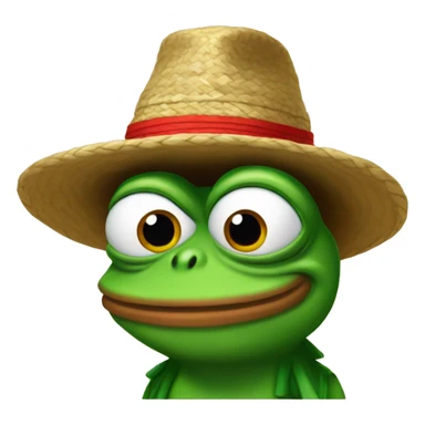 Pepe The Frog with a peruvian hat sticker
