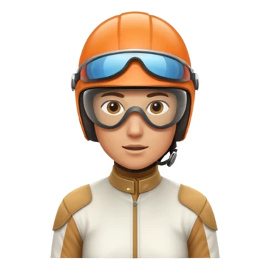 professional horse racing rider portrait, head and shoulders only, helmet visor, racing goggles, sleek jockey outfit, focused expression, 3D cartoon, mobile game icon style, clean background, no text, no watermark
 sticker