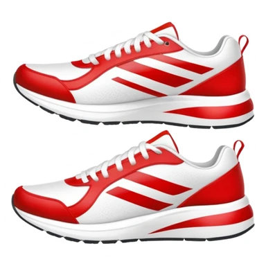 red and white Sonic the Hedgehog shoes sticker