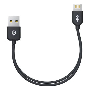 White Usb Cable  sticker