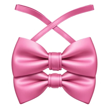 cute pink bow tie sticker