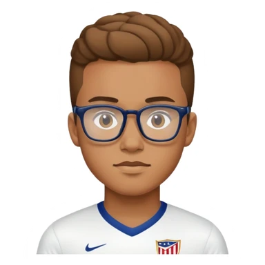 JOVEN MORENO CLARO CON PLAYERA DEL AMÉRICA Y LENTES CUADRADO sticker