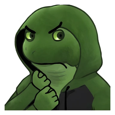 someone choking themselves  sticker