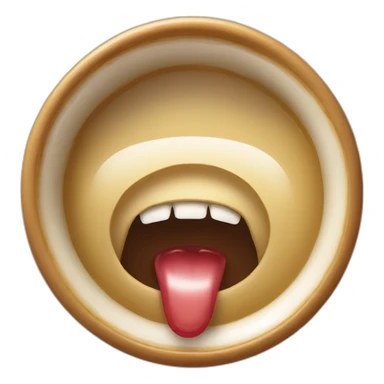 bière dans la bouche sticker