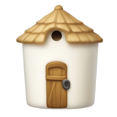 White barn vanilla candle  sticker