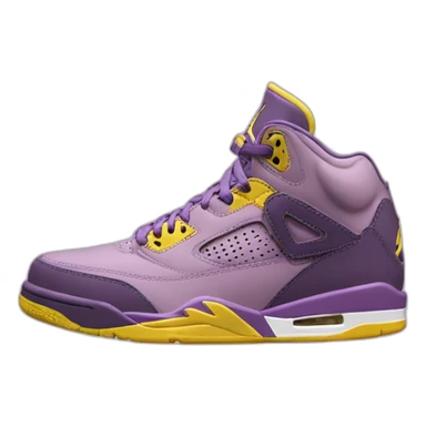 Air Jordan mauve et jaune sticker