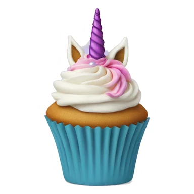 Unicorn cupcake  sticker