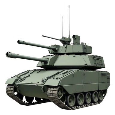 Stryker M1126 (2020) – Cinematic-realistic Stryker M1126 armored personnel carrier, its dark grey-green hull speeding down a war-torn street. The eight large wheels grip the cracked pavement as infantry hunker inside, the turret-mounted .50 cal machine gun scanning rooftops for threats under the eerie glow of distant fires. sticker