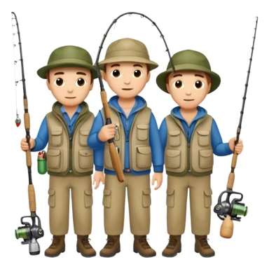 Рыбалка, удочки, снасти, приманка, рыбаки sticker