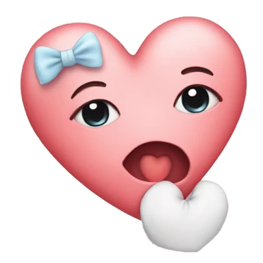 Heart with miss you  sticker