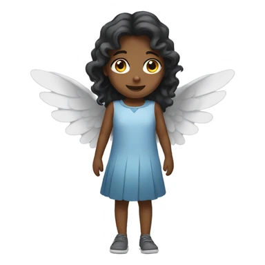 Girl with wings  sticker