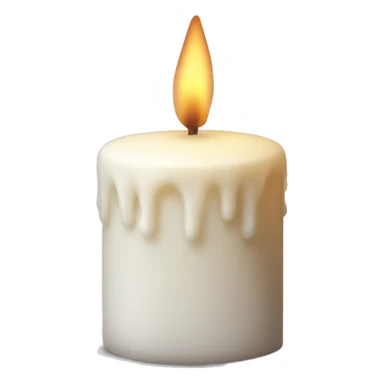 Christmas candle realistic  sticker