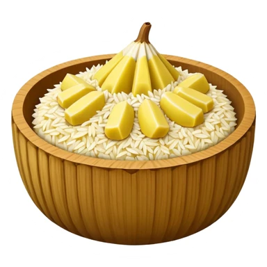 Durian rice sticker