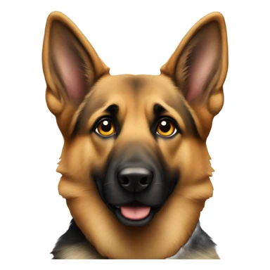Smart German shepherd sticker