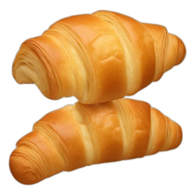 nibbling croissant sticker