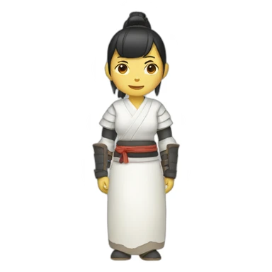 milk samurai woman sticker