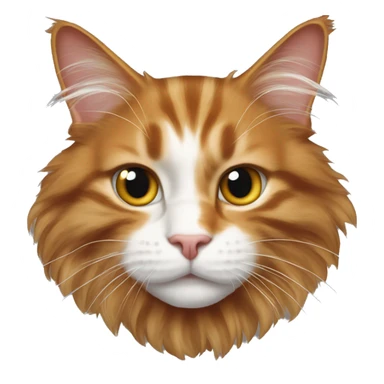 Ginger Maine coon cat  sticker
