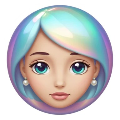 rosaline pearl gem sticker