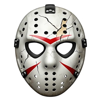 Jason hockey mask sticker