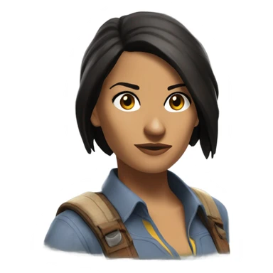 Chloe Frazer Uncharted sticker