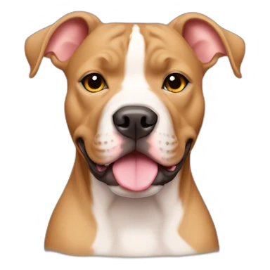 fawn colored pitbull sticker