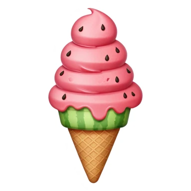watermelon ice cream sticker