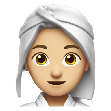 White belt jujitsu femaile sticker