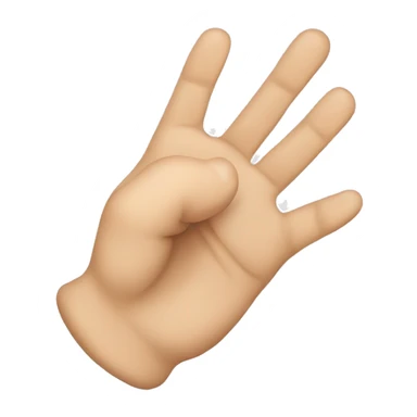 Finger der auf die innere Handfläche tippt sticker