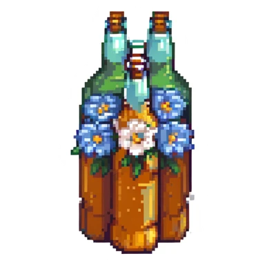 a beer bouquet sticker