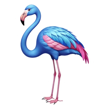 Blue Flamingo 🦩 sticker