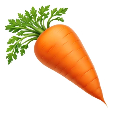 portrait of carrot sticker