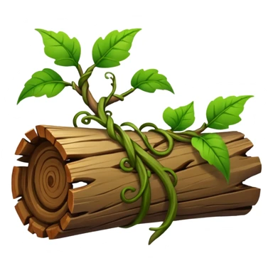 A twisting vine wrapping gently around a fallen log.










































 sticker