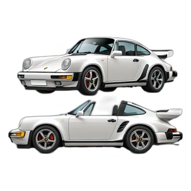 Porsche 911 turbo sticker