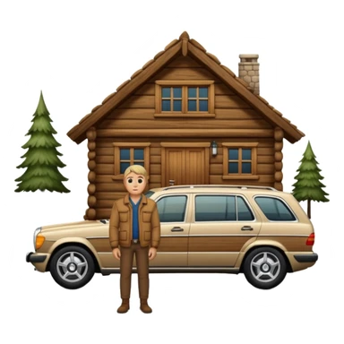 Spacious cabin mercedese sticker