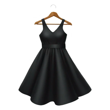 tight Black dress on hanger sticker