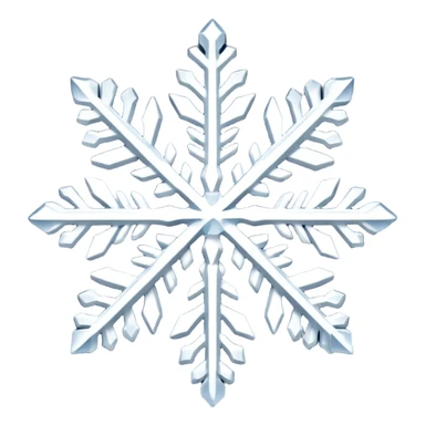 Snowflakes in winter sticker