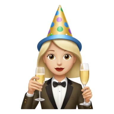 una festa di compleanno sticker