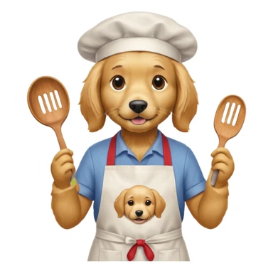 Cool dog baking  sticker