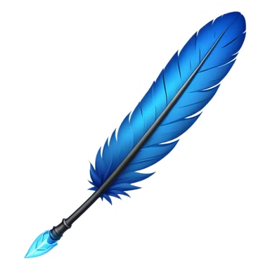 A quill with an ai-spark sticker