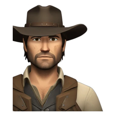 john marston x arthur morgan sticker